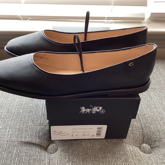 COACH Women's Emilia Mary Jane Ballet Flats, size 8 - Picture 13 of 13